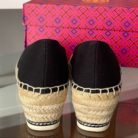 Tory Burch Color-Block Espadrille Wedge - Picture 4 of 8